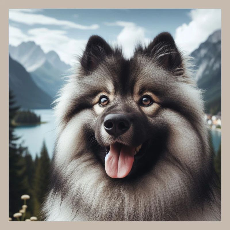 Fröhlicher Wolfspitz