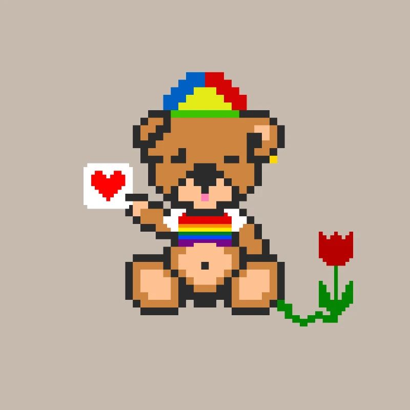 Pixel Bear Pride