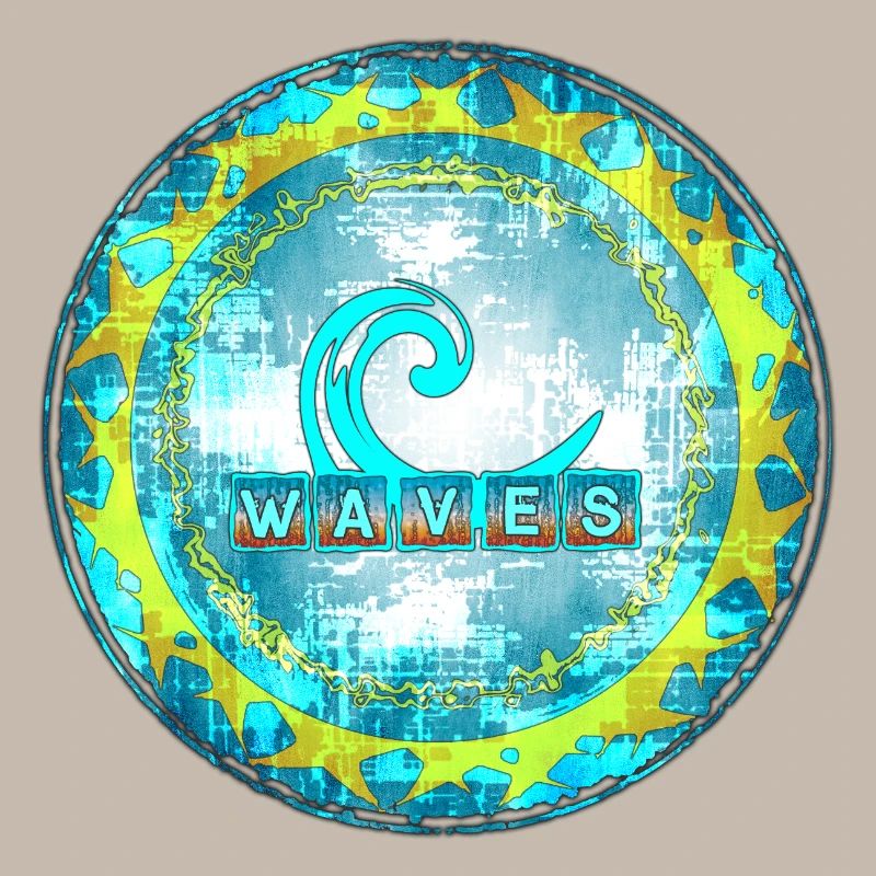 Abstract Waves Pattern