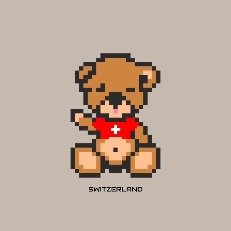 Pixel Bär Schweiz
