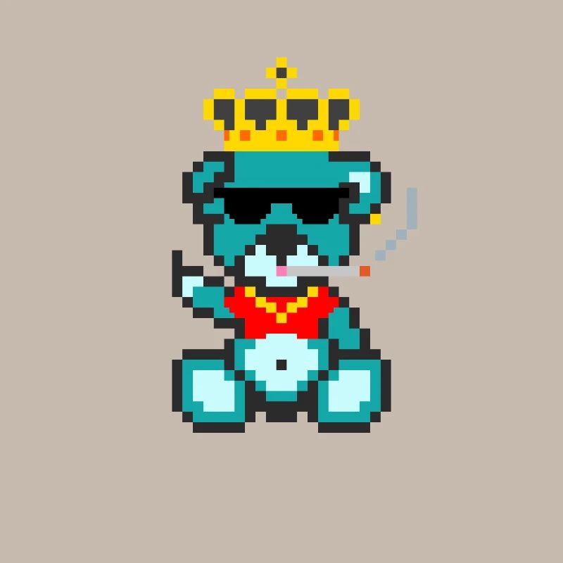 Pixel Bear King