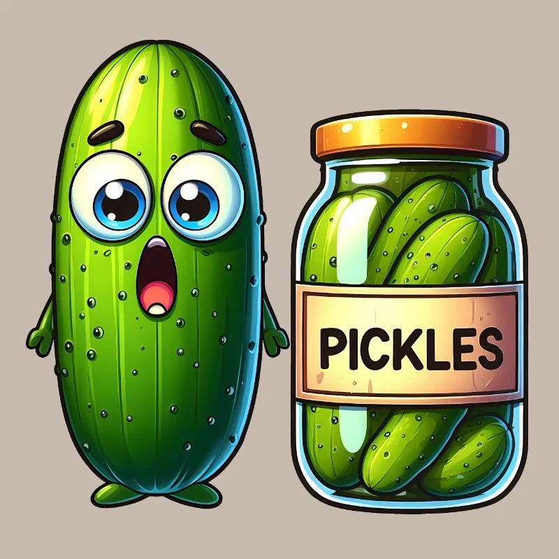La situation difficile des cornichons au concombre : choqué et choqué !