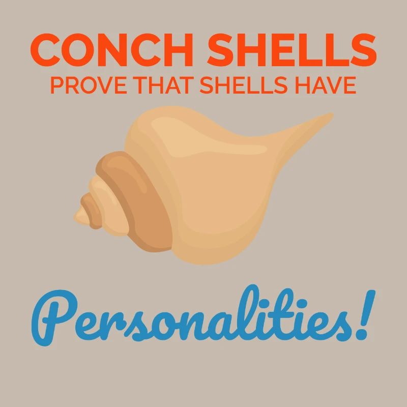 Conch Seashells Collector Beachcomber Sea Shell