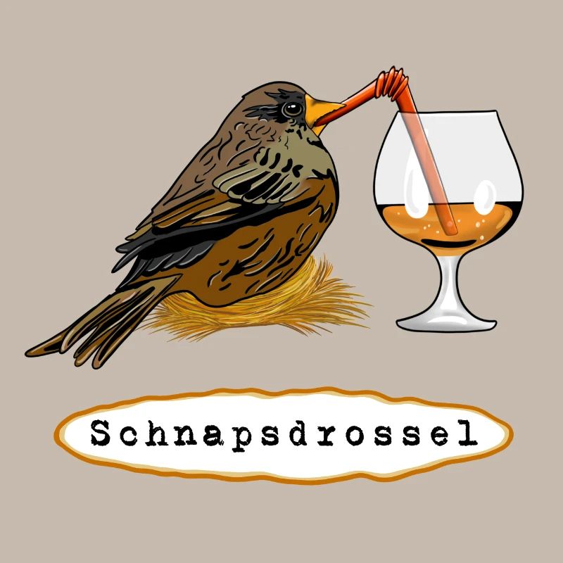 Stößchen! Schnapsdrossel
