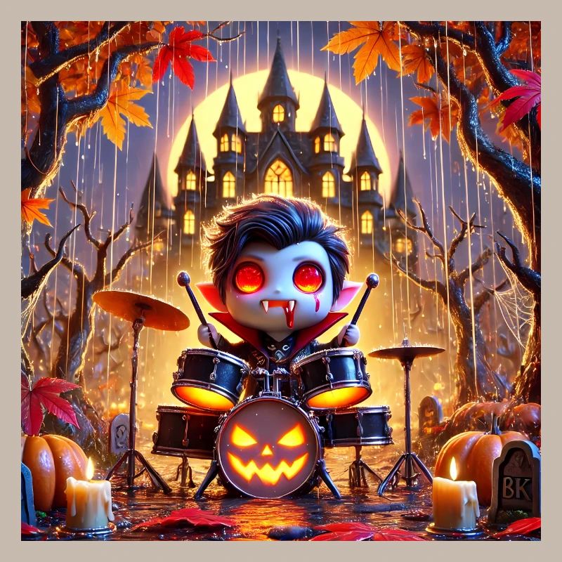 Vampire Batteur d'Halloween