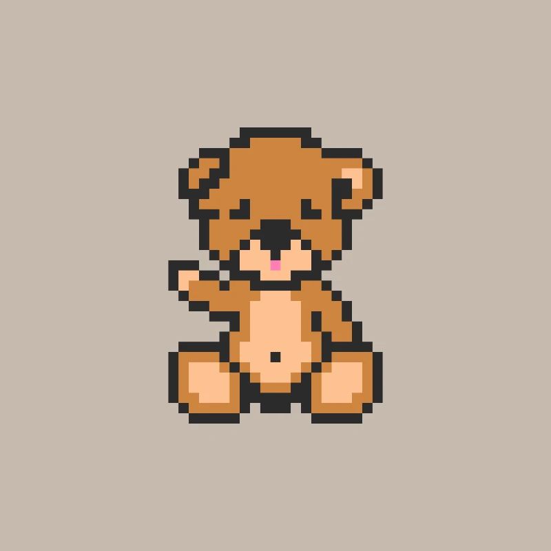 Pixel Teddy Bear