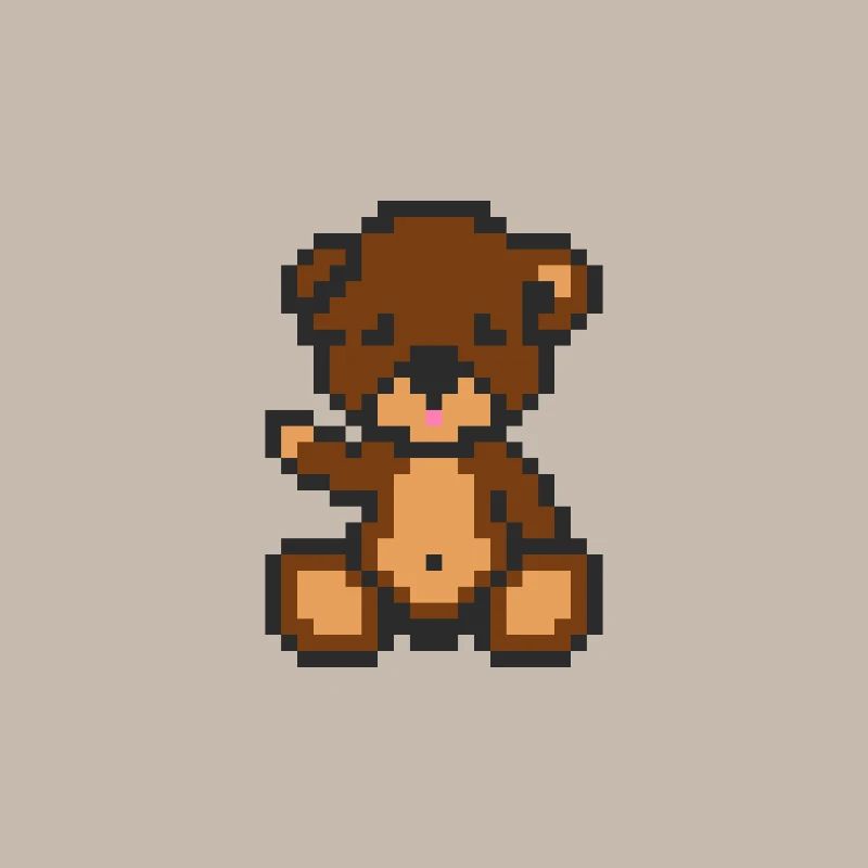 Pixel-Bär-Brownie