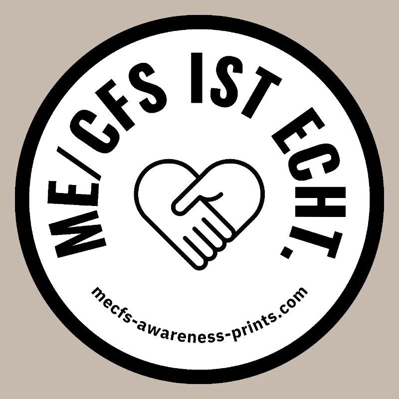 ME/CFS IS REAL 🤍 round - white