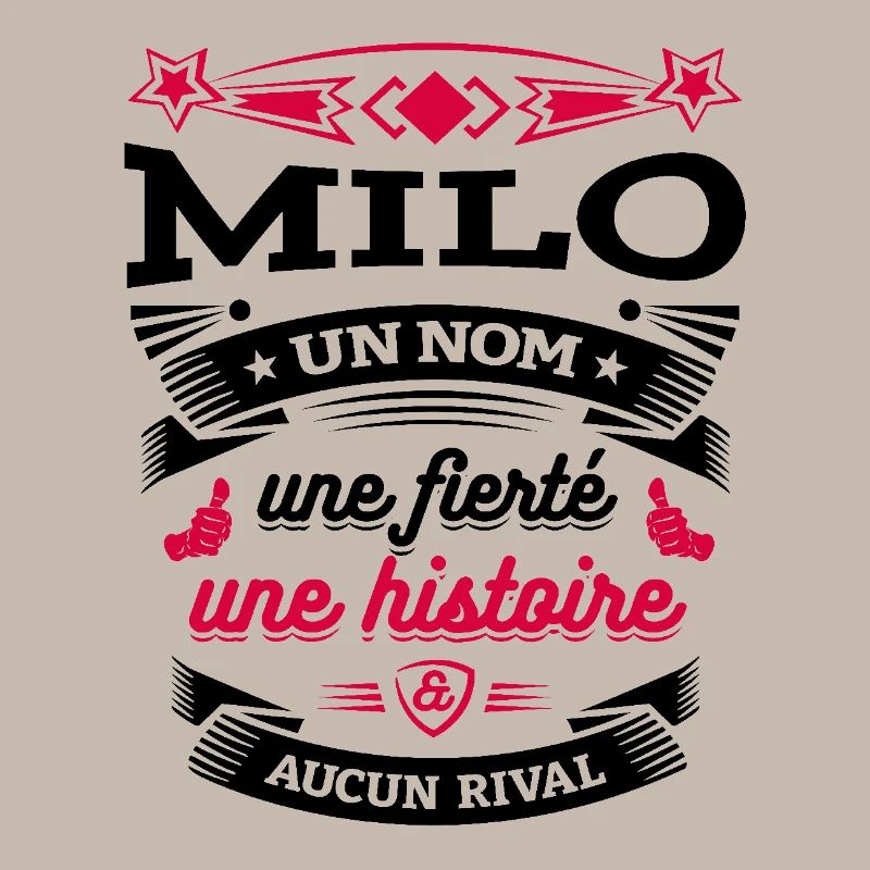 MILO UN NOM UNE FIERTÉ AUCUN RIVAL