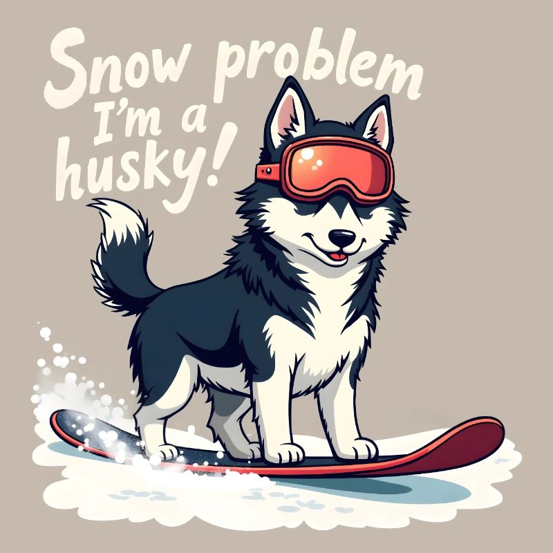 Kein Problem, ich bin ein Husky!