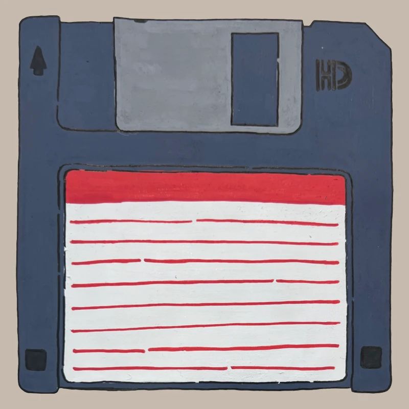Floppy Disk Retro Vintage Old school 80s 90s