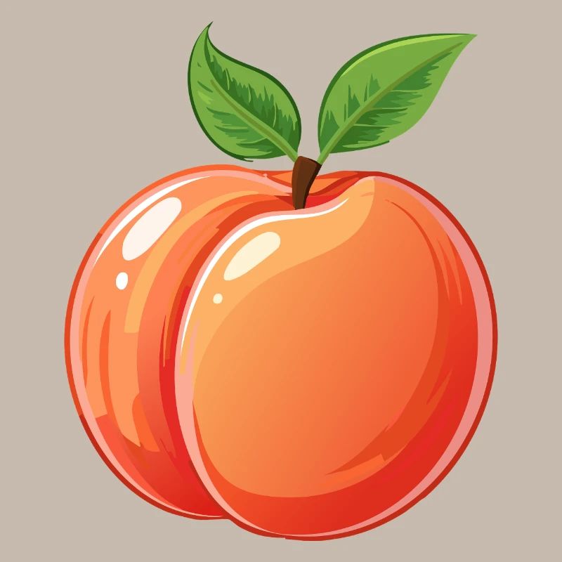 Pêche Pêche Fruit Fruit Dessin