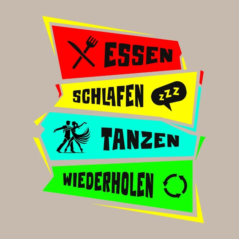 Manger, dormir, danser, répéter