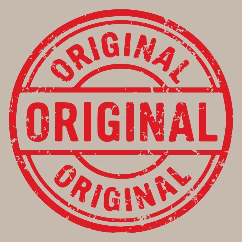 Logo original du timbre. Conception originale du tampon en caoutchouc