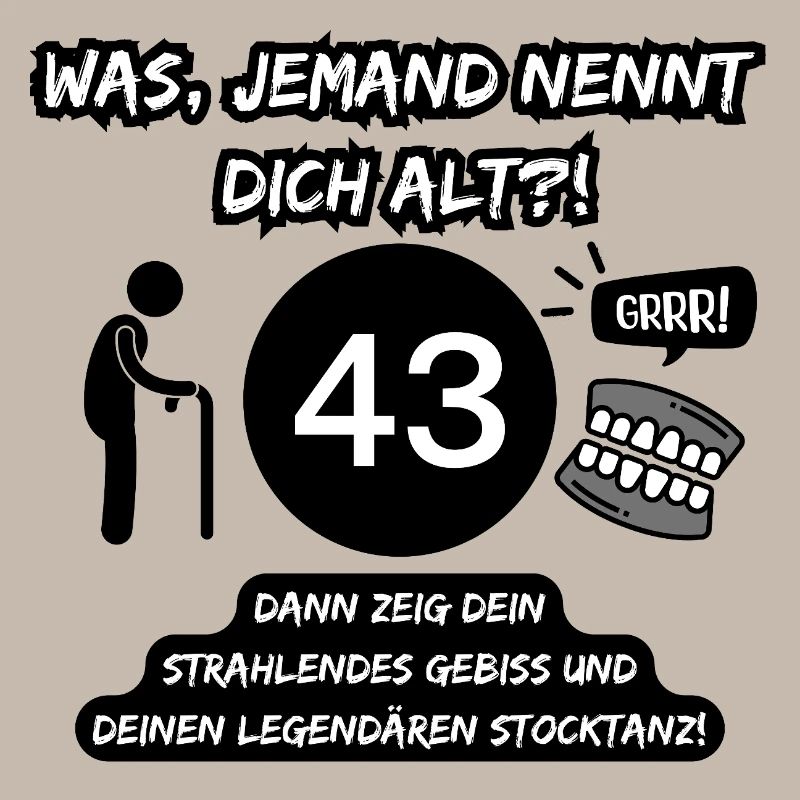 43 and legendary: Teeth out, stick dancing on!