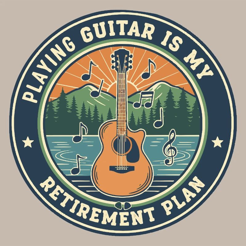 Plan de retraite de guitare Citation de guitariste