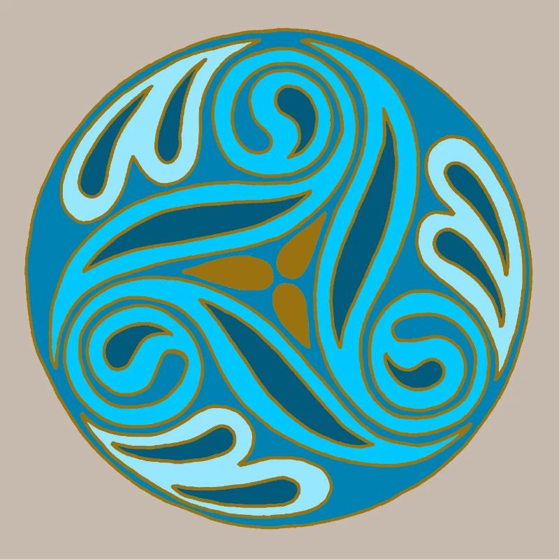 Blue Celtic Sphere