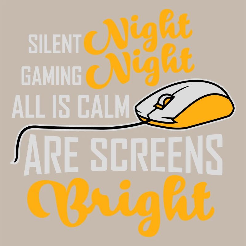 Silent Night Gaming Night All Calm Screens Bright