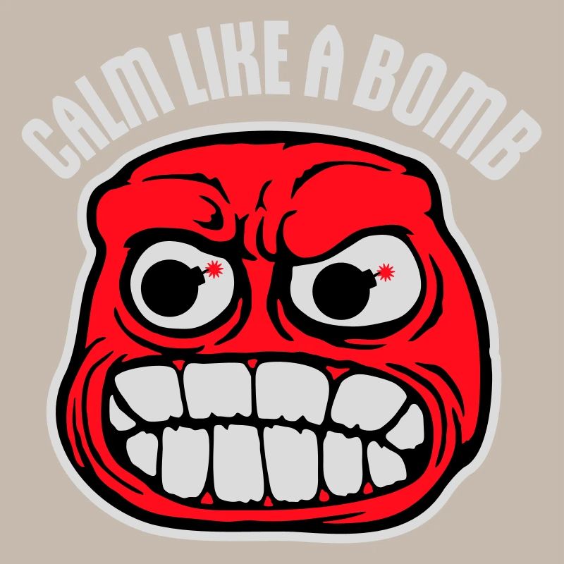 Calme comme une bombe Paradoxe Ironie Humour Blague explosive