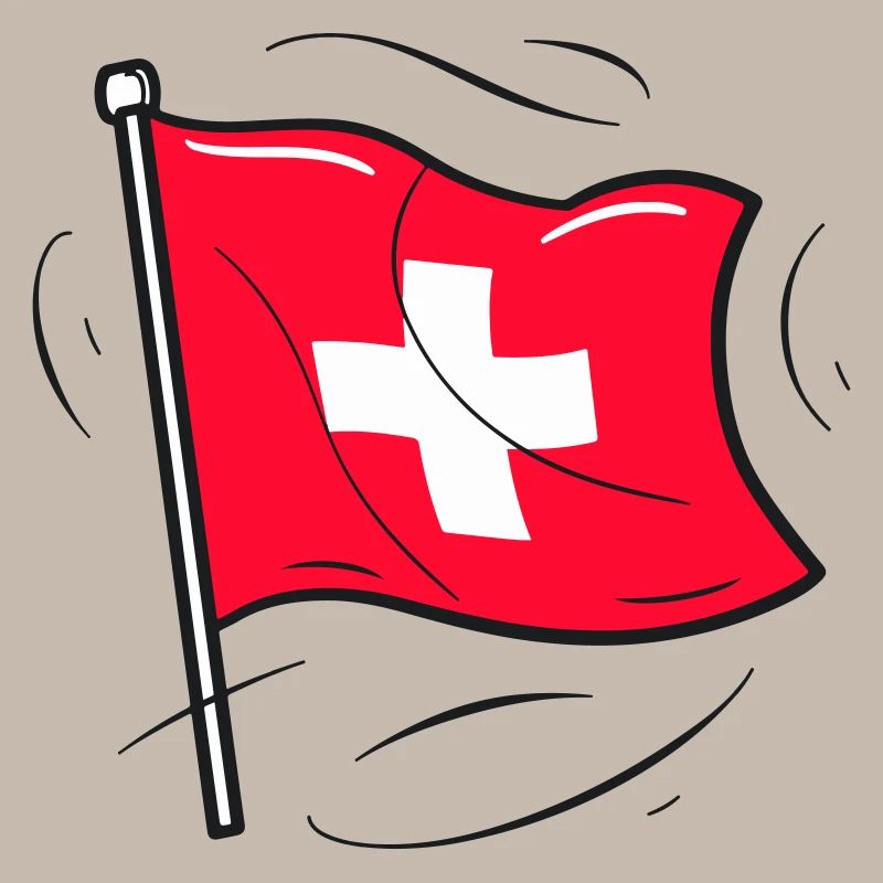 Drapeau suisse Patriot Design