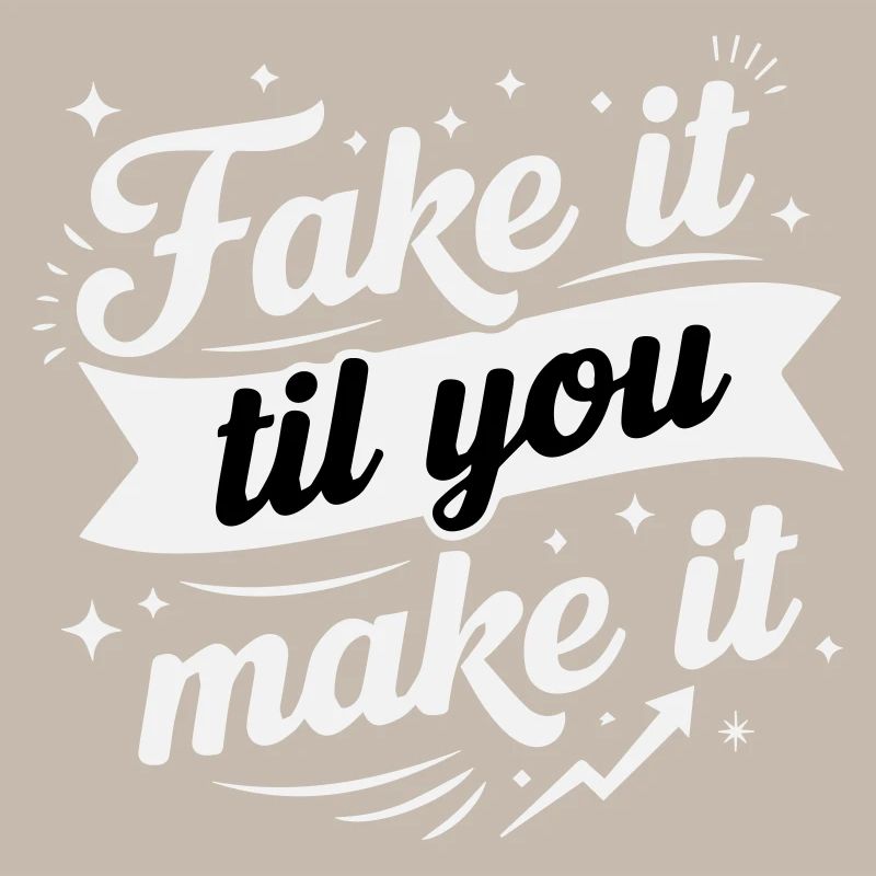Fake It Till You Make It – Kräftiges Retro-Weiß