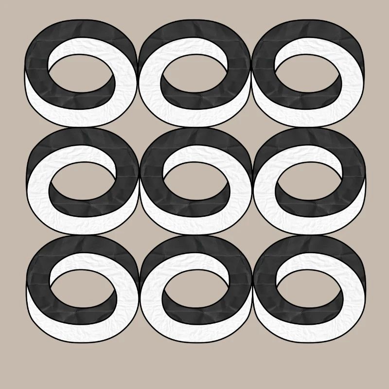 Texture des cercles d’illusion d’optique