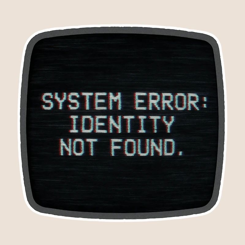 System Error Identity Not Found