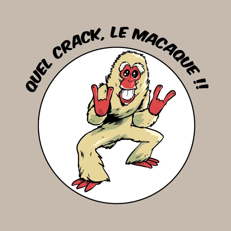 Quel crack, le macaque !