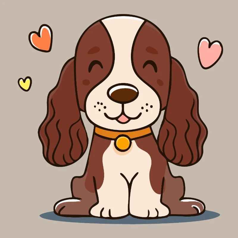 Hündchen mit Wuschelohren (Chibi-Comic)