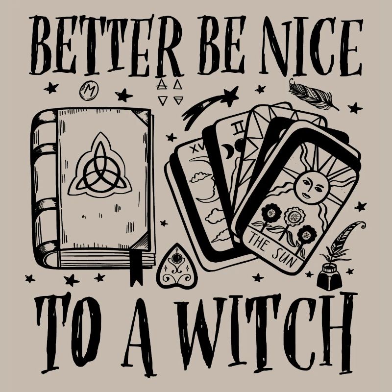 Be nice to a witch | Witches Gift Idea