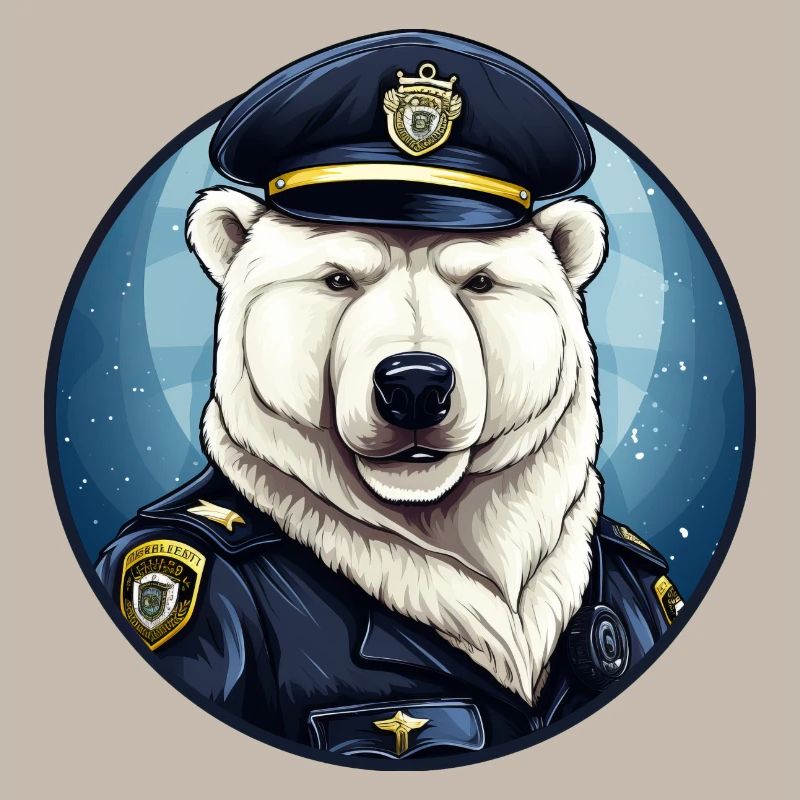 Eisbären Polizei