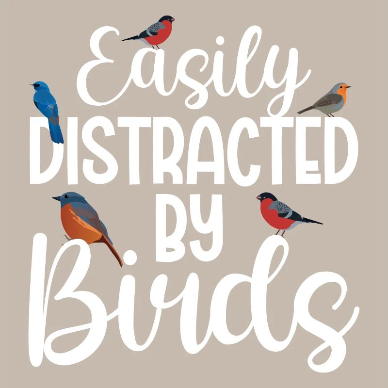 Facilement distrait par les oiseaux