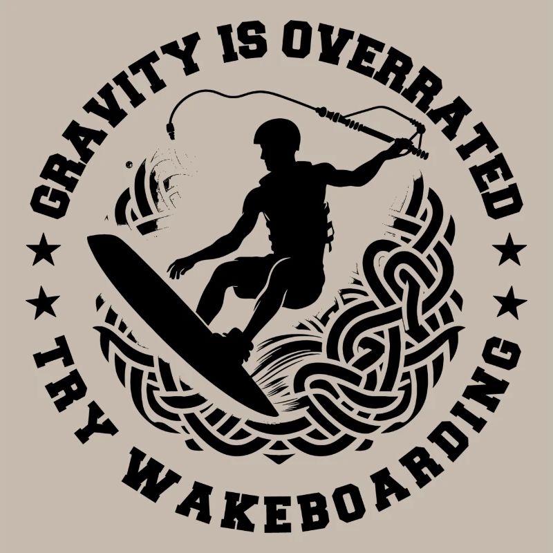 Schwerkraft wird überschätzt Versuchen Sie es mit Wakeboarden