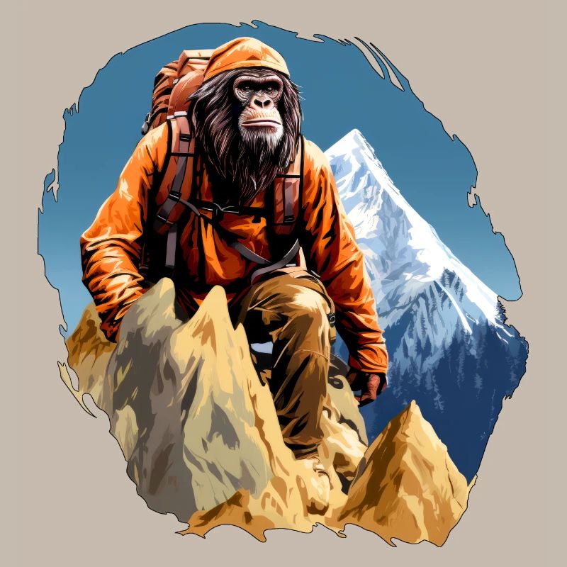 Monkey Mountaineer / Hiking Monkey