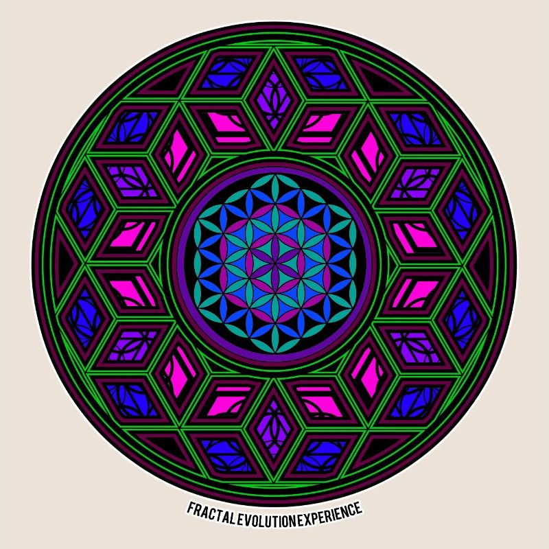 Fractal Evolution Experience Kaleidoscope Mandala