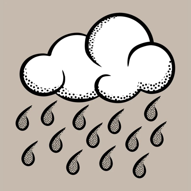 Cloud Pop Art Halftone