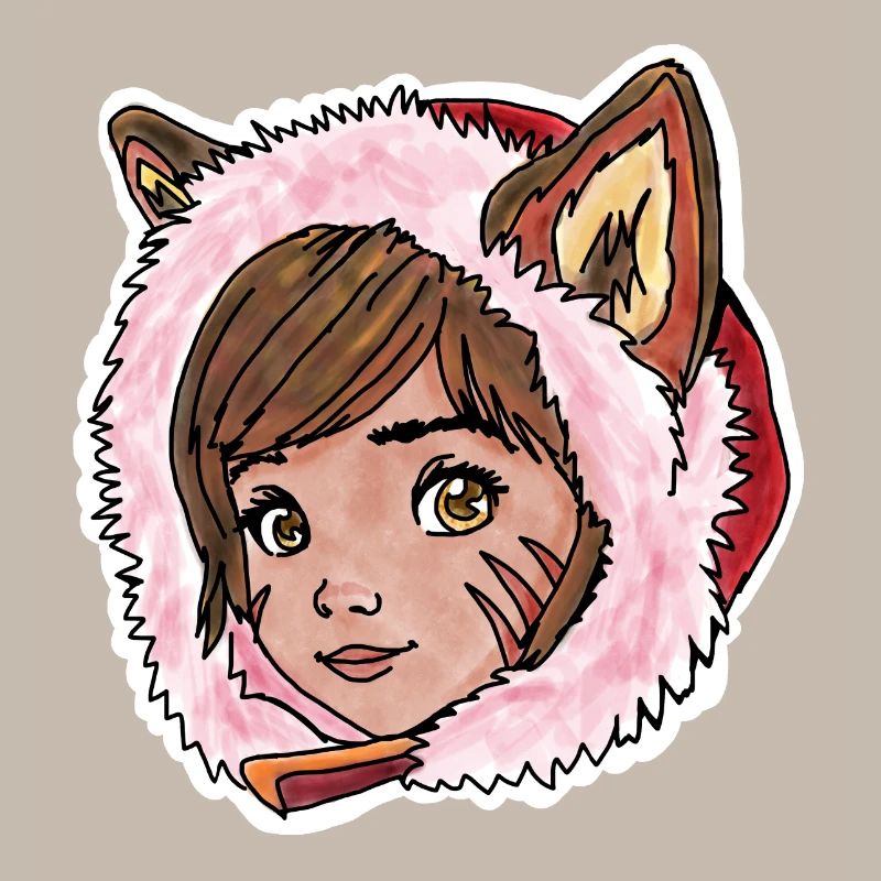 Rotkäppchen als kleiner Wolf