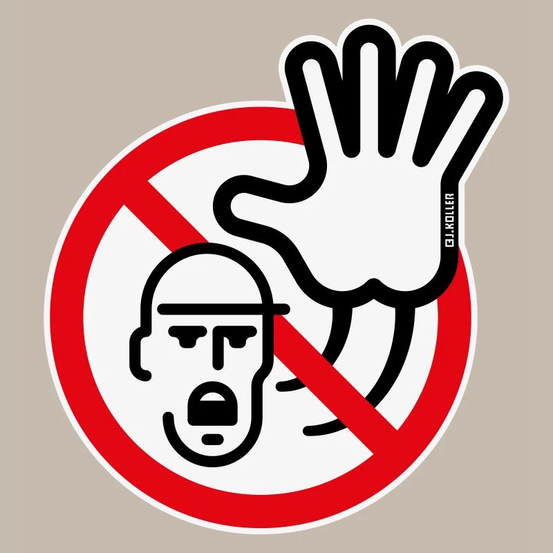 Panneau d’avertissement / Avertissement / Interdiction (Symbole / 3C)