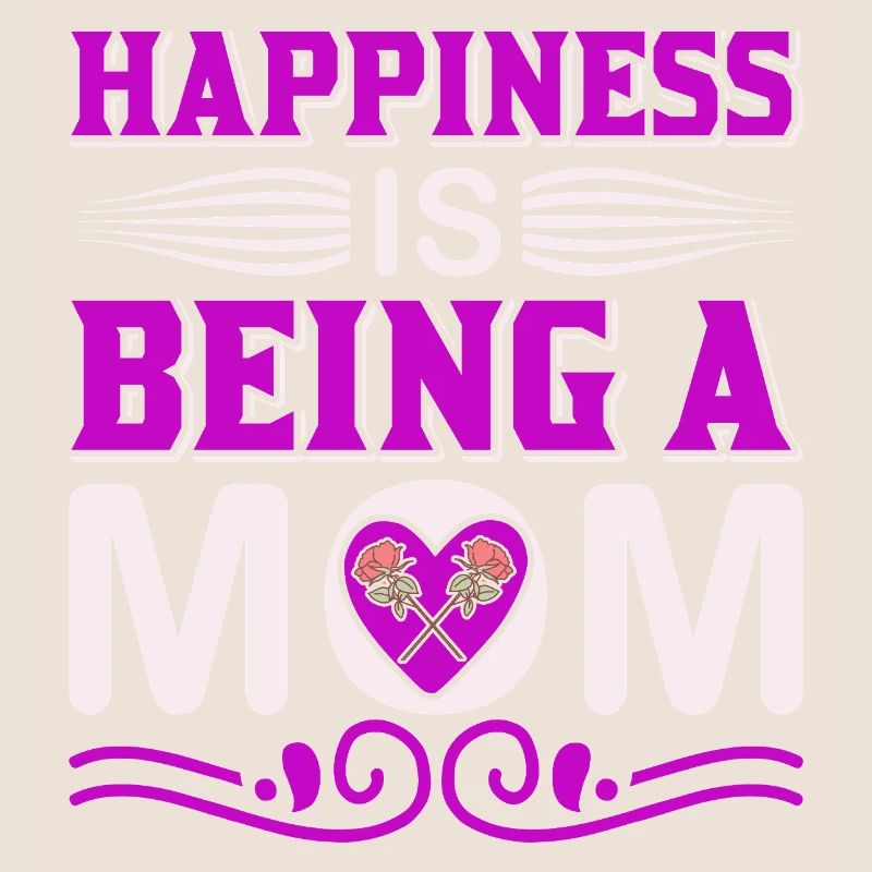 Glück ist, eine Mutter zu sein Mutterschaftsshirt