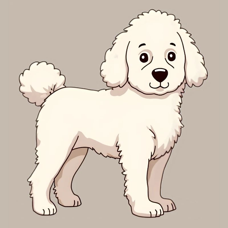 Caniche blanc