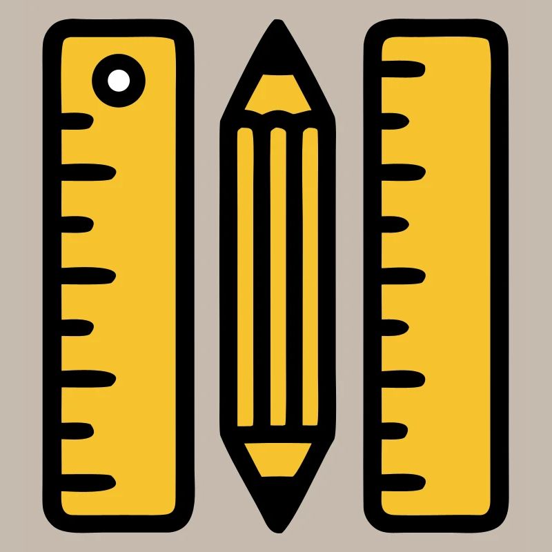 Règles-stylo dessinant l’architecture