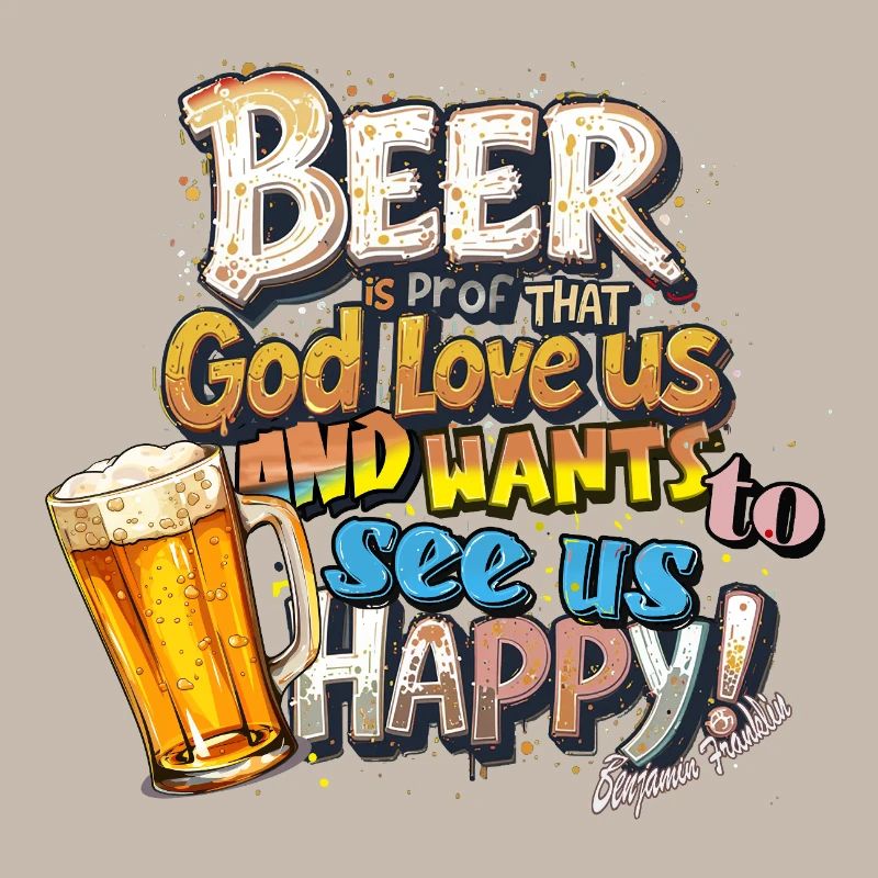 Bier ist ein Beweis dafür, dass Gott liebt