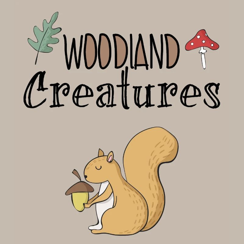 Squirrel forest forest dweller tree hazelnut