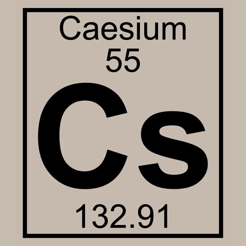 Element 055 - Cs (caesium) - Full