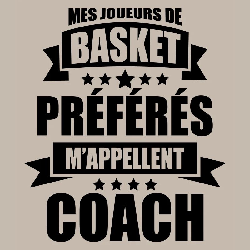 mes joueurs de basket préférés m'appellent coach