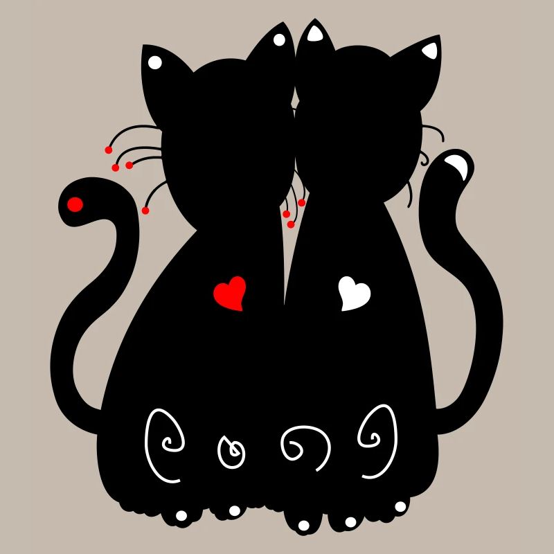 schwarze Katzen