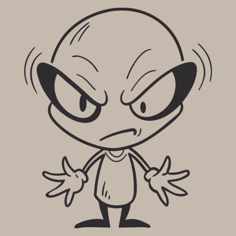 Grumpy Alien