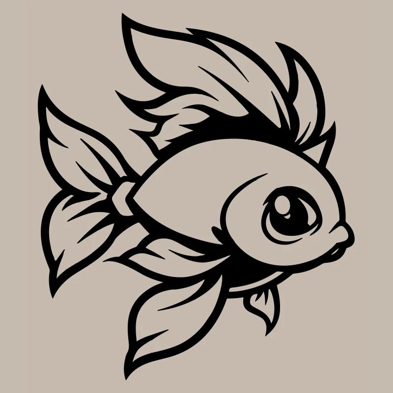 Poisson rouge Poisson Bande Dessinée