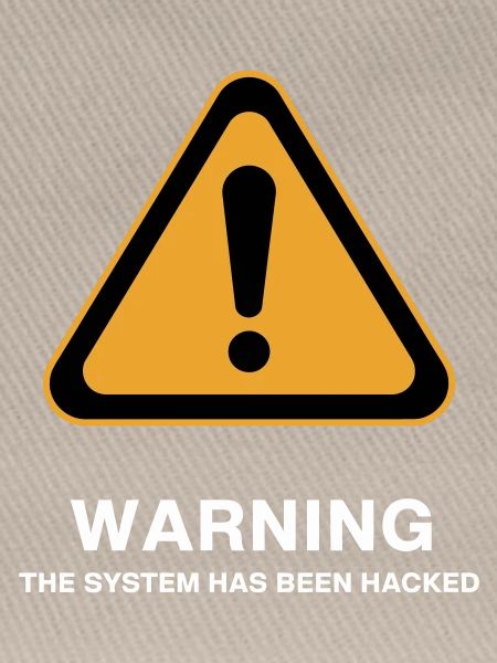 Hacked System Warning Icon