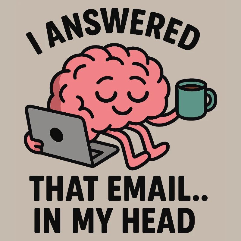J’ai répondu à cet e-mail... Dans ma tête